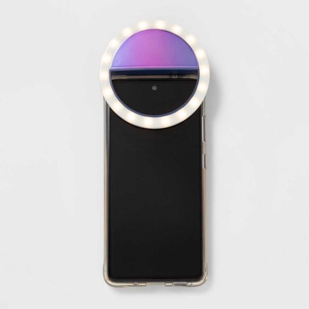 heyday Cell Phone Selfie Light in Dark Iridescent